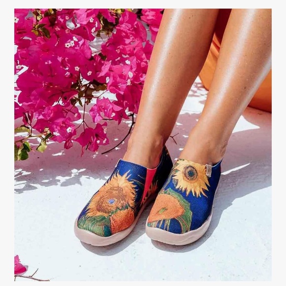 UIN Toledo Sunflower Print Slip-On Unisex Shoes super light and comfortable 7.5 - Picture 16 of 16